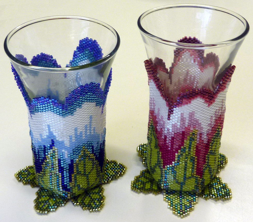 Beaded Posy Vase Pattern Halfpenney S Beads Kits Findings